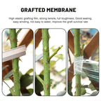 100/500m PE Grafting Tape Film Stretchable Self-adhesive Garden Tree Roll Tape Plants Seedlings Vine Tomato Grafting Accessories