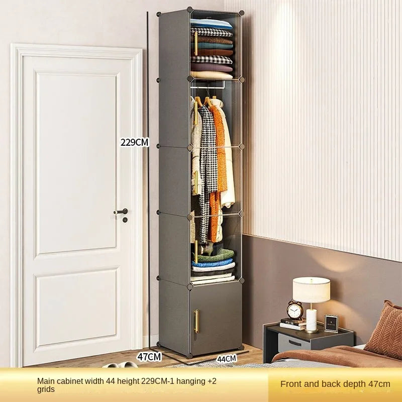NEW Wardrobe Clothes Cabinets Dressers Cube Storage Locke Closet Plastic Collapsible Sturdy Home Bedroom Foldable Furniture