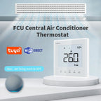 TUYA Smart Thermostat Wifi for Central Air Conditioner 2&4 Pipe Heating and Cooling Temperature 3 Speed Fan Wireless Controller