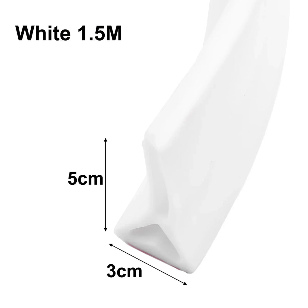 Stopper Water Barrier 5cm Height Accessories Bathroom Kitchens Silicone Transparent/Grey/black/white Brand New