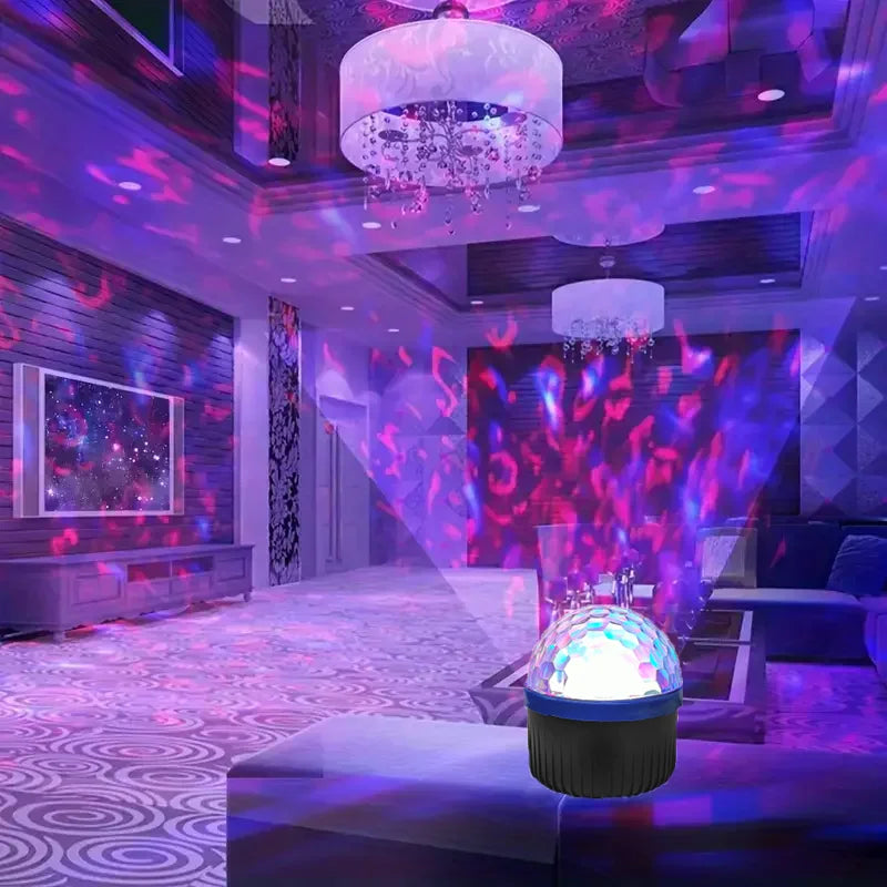 Rotating Water Wave & Northern Lights Projector - Multi-Color Ambient Party Light | AlluCanFind
