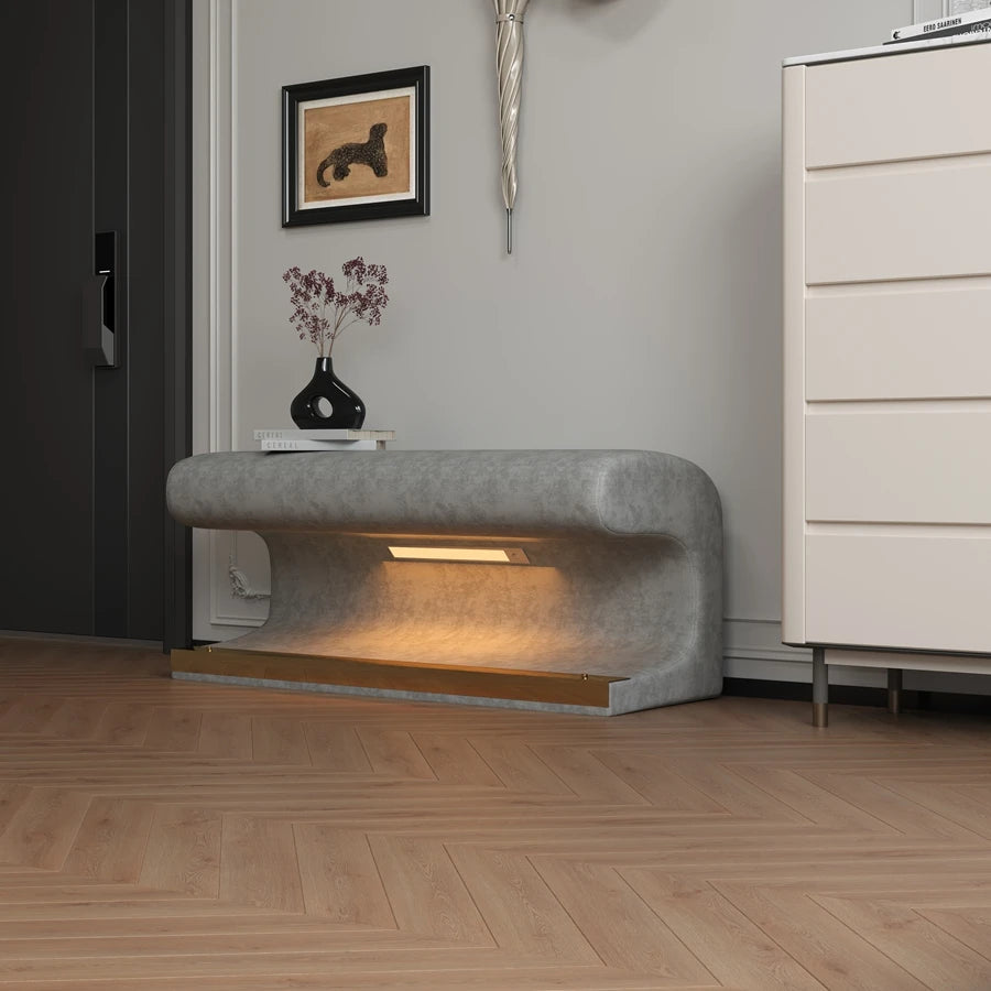 38.19 "storage Ottoman Bench, Bedroom End Bench, Velvet Padded Storage Bench With Buttons, Security Hinges And Storage Bench