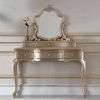 Bedroom Drawers Dressing Table Mirror Set European Princess Dressers Storage Organizer Home Coiffeuse De Chambre Furniture Home