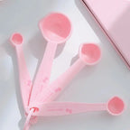 4 Piece Set Anime Hello Kitty & Cinnamoroll Double Scale Measuring Spoons Kitchen Baking Tools Cute Gift Household Accessories