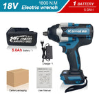 Kamolee DTW700 1800NM Cordless Impact Wrench Brushless 18V 1/2" For Car/Truck Repair
