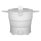 Foldable Electric Cooker 220V Mini Multifunction Hot Pot Food Steamer Cooking Machine for Dormitory Noodle Cooker for Travel