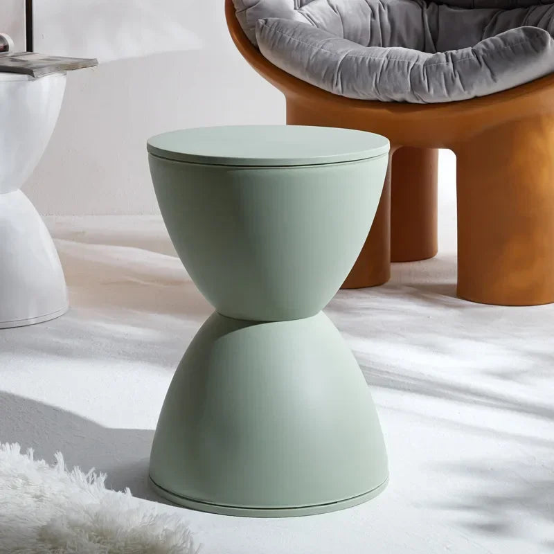 Thickened Plastic Simple Round Stool Living Room Home Stool Short Stool Simple Style Garden Balcony Waterproof Stools