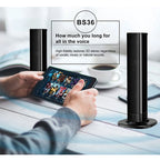 20W Bluetooth Speaker with Foldable Split Design - Ideal for TV or PC Soundbar Box Caixa Do Somdo som