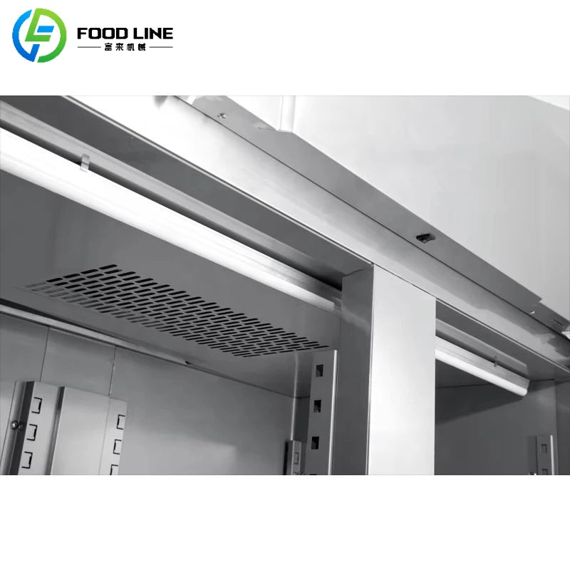 China Factory Commercial Kitchen Stainless Steel 2 Doors Display Refrigerator for Beverage Storage