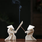 Incense Stick Holder Japanese Samurai Tea Ceremony Ornaments Home Furnishings Office Decoration Korea Swordsman