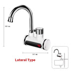 saengQ Electric Water Heater 220V Kitchen Faucet Tankless Instant Heating Water Tap Flowing Heated Mixer Digital Display