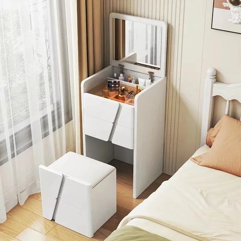 Bedroom Luxury Furniture Woman Dressing Table Home Hotel Makeup Chair Items Girls Organizer Set Bedside Tocadores Dresser Vanity