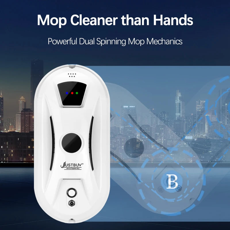 EU Plug Home Windows Automatic Cleaning Robot Vacuum Cleaner Remote Control Electric Window Wiper Glass