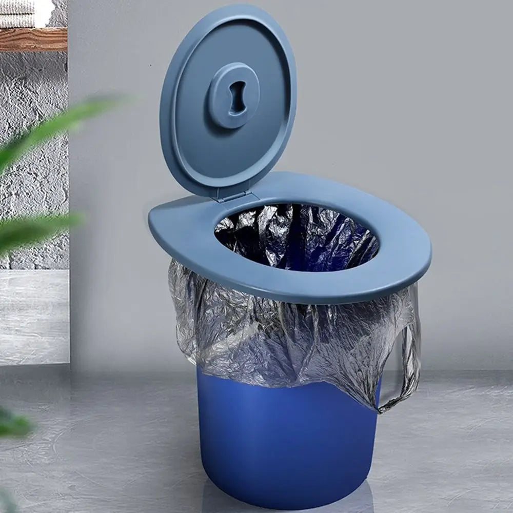 Durable Plastic Toilet Seat Lid Potty Seat Removable Movable Toilet Lid Camping Bucket Seats Home Outdoor Accessory