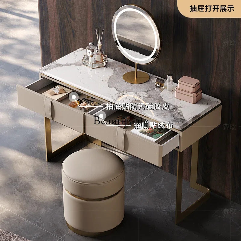 ls 42Designer custom high-end solid wood marble dresser combination