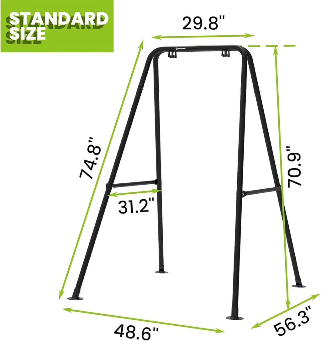 Swing Stand, Hammock Chair Stand Max Load 330lbs, Heavy Duty Hammock Stand,Outdoor or Indoor Hanging Chair Stand only,Hammock Ch