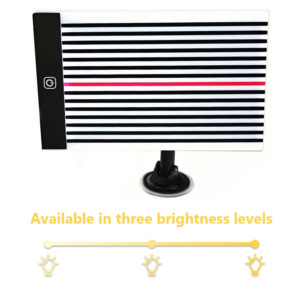 LED Car Dent Repair Light with USB Power Adjustable Brightness Reflector Line Board for Paintless Dent Removal