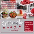 Kitchen Aid Meat Grinder Attachment Metal Meat Mincer for All Kitchenaid Stand Mixer