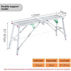 Folding telescopic stool single and double support scaffold hot dip galvanized folding footstool