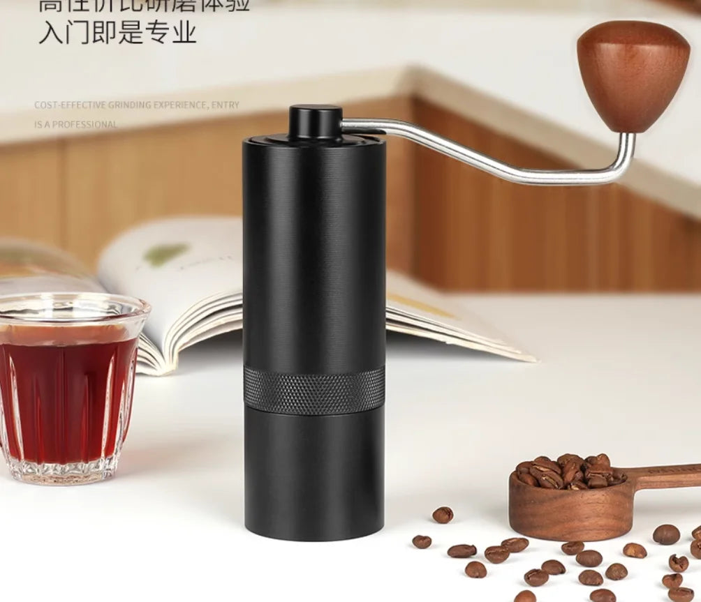 Manual Coffee Grinder Capacity 25g Hand Adjustable Steel Core Burr Manual Coffee Grinder Portable Coffee Bean Grinders Mini
