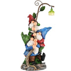 Gnome Garden Statues Fairy Garden Gnomes Decor Faceless Dwarf Doll Resin Statue Collection Outdoor Garden Decor Ornaments