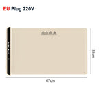 Electric Warming Tray Food Warmer Plate Foldable Portable Smart Food Fast Heating Mat Electric Warming Tray with 3 Tem Setting
