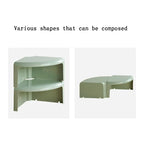Nordic Living Room Coffee Table Creative Combination Splicing Round Coffee Table Multi-functional Home Living Room Furniture