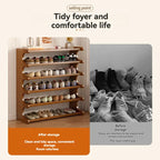 Shoe rack Dormitory Home Multi story Small Narrow Rental Room Dustproof Simple Rack Storage Dormitory Storage Rack Space Shoe Ca
