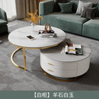 Design Nordic Coffee Tables Modern Storage Luxury Simple Aesthetic Coffee Tables Unique Marble Mesa Centro Living Room Furniture
