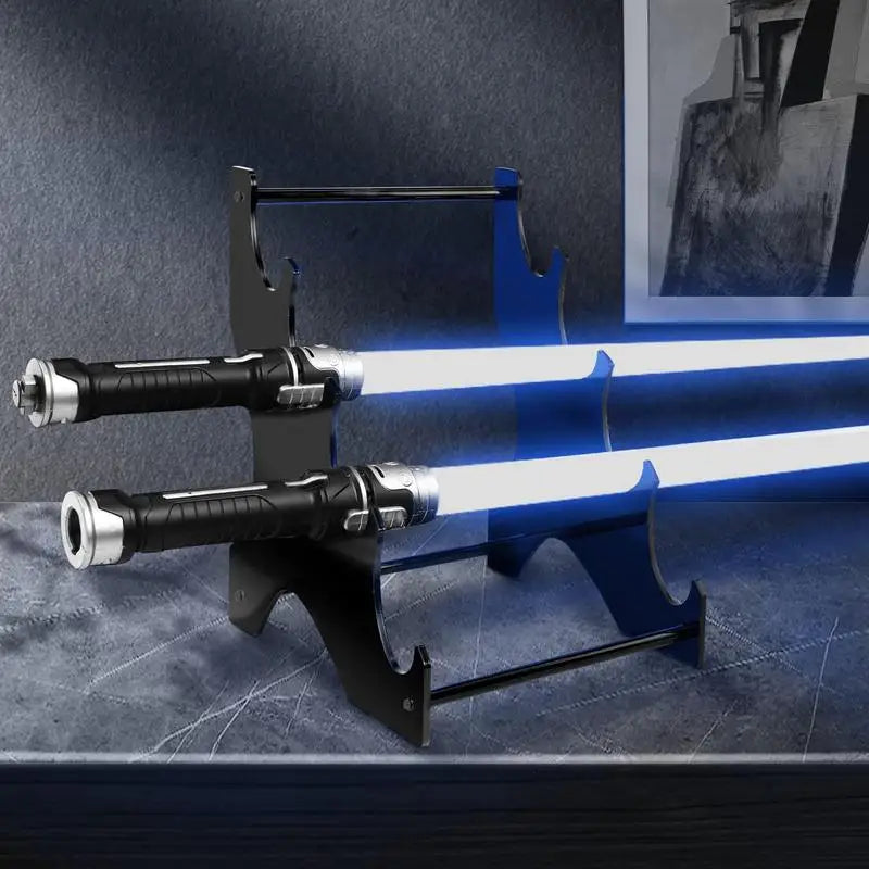 Lightsaber Display Stand 4 Tier Wand Holder Display Clear Lightsaber Hilt Stand Clear Wand Display Stand No Drill Katana Holder