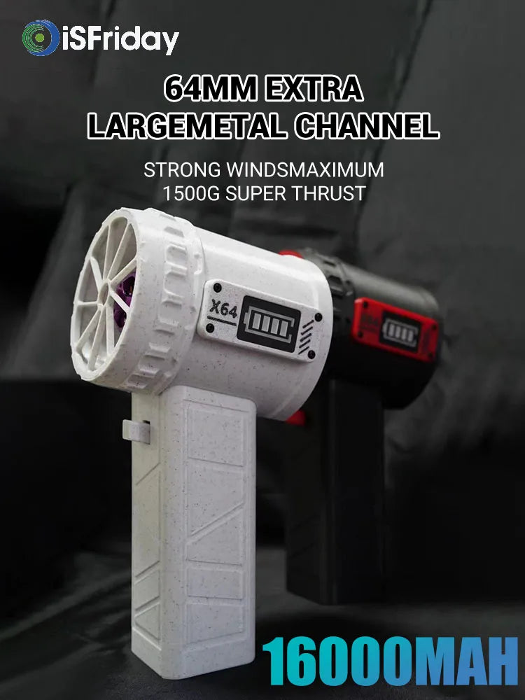Jetdry X64 Mini Turbo Violent Blower Instantaneou Thrust1.3KG Brushless Motor TurboFan for Car Dryer/Home-Industrial Duct Blower