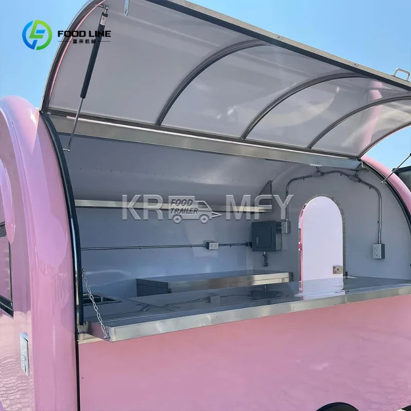 China Mobile Kitchen Food Trailer With Kitchen Food Truck Trailer Fully Equipped Food Truck Trailers with Full Kitchen Equipment