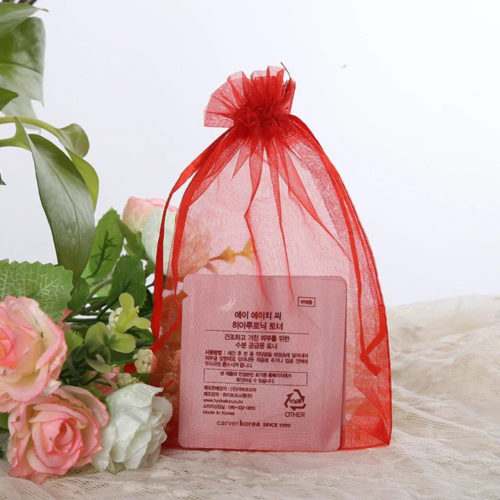 50/100pcs Grapes Fruit Grow Bags Netting Mesh For Strawberry Vegetable Plant Protection Gift Organza Bags Anti-Bird Garden Tools