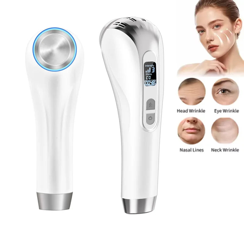 New Focused Radio Frequency Ultrasonic Wave Machine High Frequency Facial Beauty Instrument Firming Skin Care Anti-Wrinkle Tool