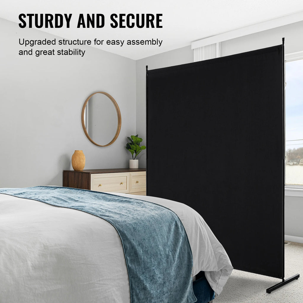 SucceBuy 1/3/4/6Panels PET Polyester Soundproof Screen Folding Privacy Portable PartitionDivider for RoomSeparation Freestanding