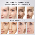 New 6 in 1 Multifunction Ager Booster Pro Skin Therapy Wand Facial Led Lights Beauty Device