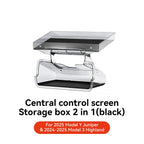 YZ Hidden Screen Storage Box For Tesla Model 3 Y Highland Juniper 2021-2025 Magnetic Magsafe Hidden Large Space Storage Box