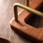 Solid Wood Cutting Board & Pot Lid Rack, Kitchen Countertop Drainable Storage Rack, New-Style Chopping Board Organizer