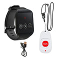 Multifunctional Wireless Calling Bells Vibrating Alert Watch Elderly Patient Call System Senior Care Wireless Dropshipping