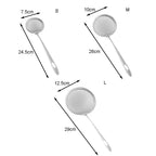 Kitchen Multi-functional Filter Stainless Steel Fine Mesh Colander Sifter Soup Fat Oil Skimmer Strainer Spoon Kitchen Gadgets