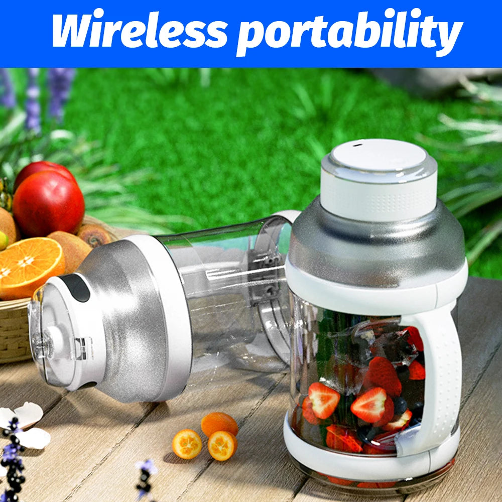 Sport Portable Blender 68oz USB Rechargeable Travel Juice Blender for Shakes and Smoothies 18000RPM BPA-Free Personal-Size Cordl