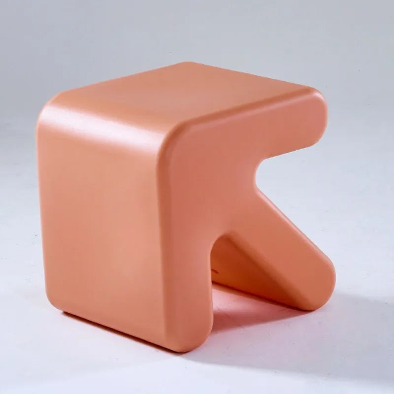 FULL LOVE Nordic Small Stool Household Children's Bench Creative Arrow Thickened Plastic Fitting Room Door Shoe Changing Stool