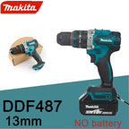 MAKITA 18V lithium electric rechargeable hand drill 13mm DDF487RTJX without charge