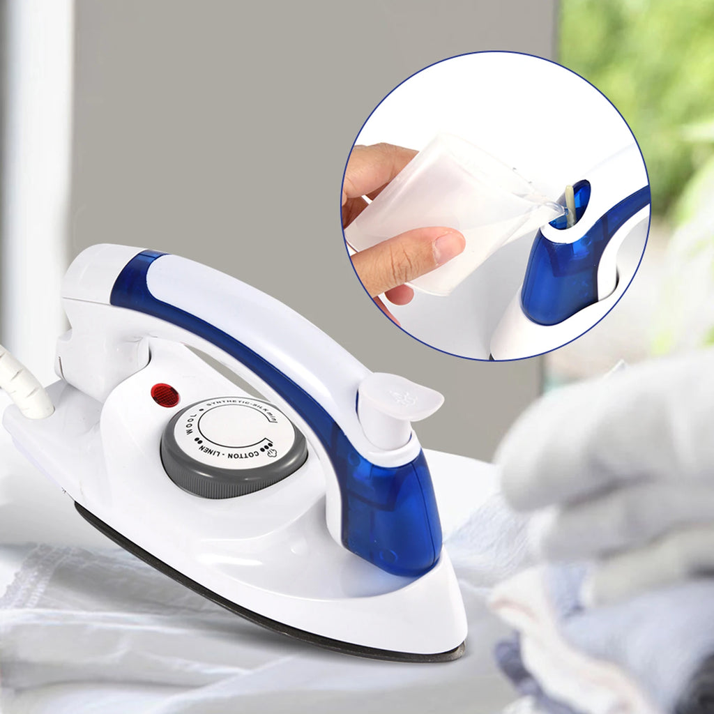 Portable Foldable Folding Compact Mini Handheld Steam Iron Temperature
