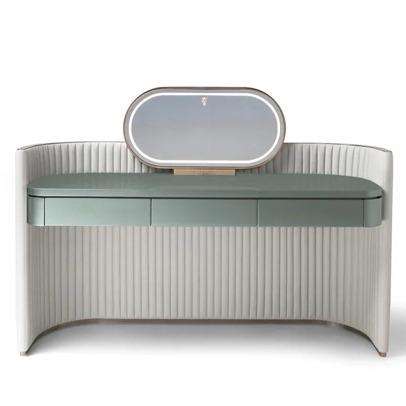 Luxury Vanity Makeup Dresser Mirror Set Women Modern Princess Dressers Bedroom Organizer Coiffeuse Chambre Home Furniture