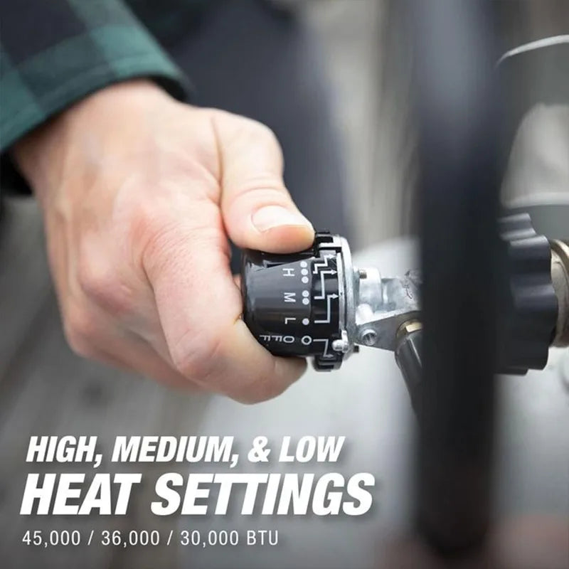 Mr. Heater Original 540-Degree 45,000 BTU Tank Top Radiant Propane Heater,chrome,Silver