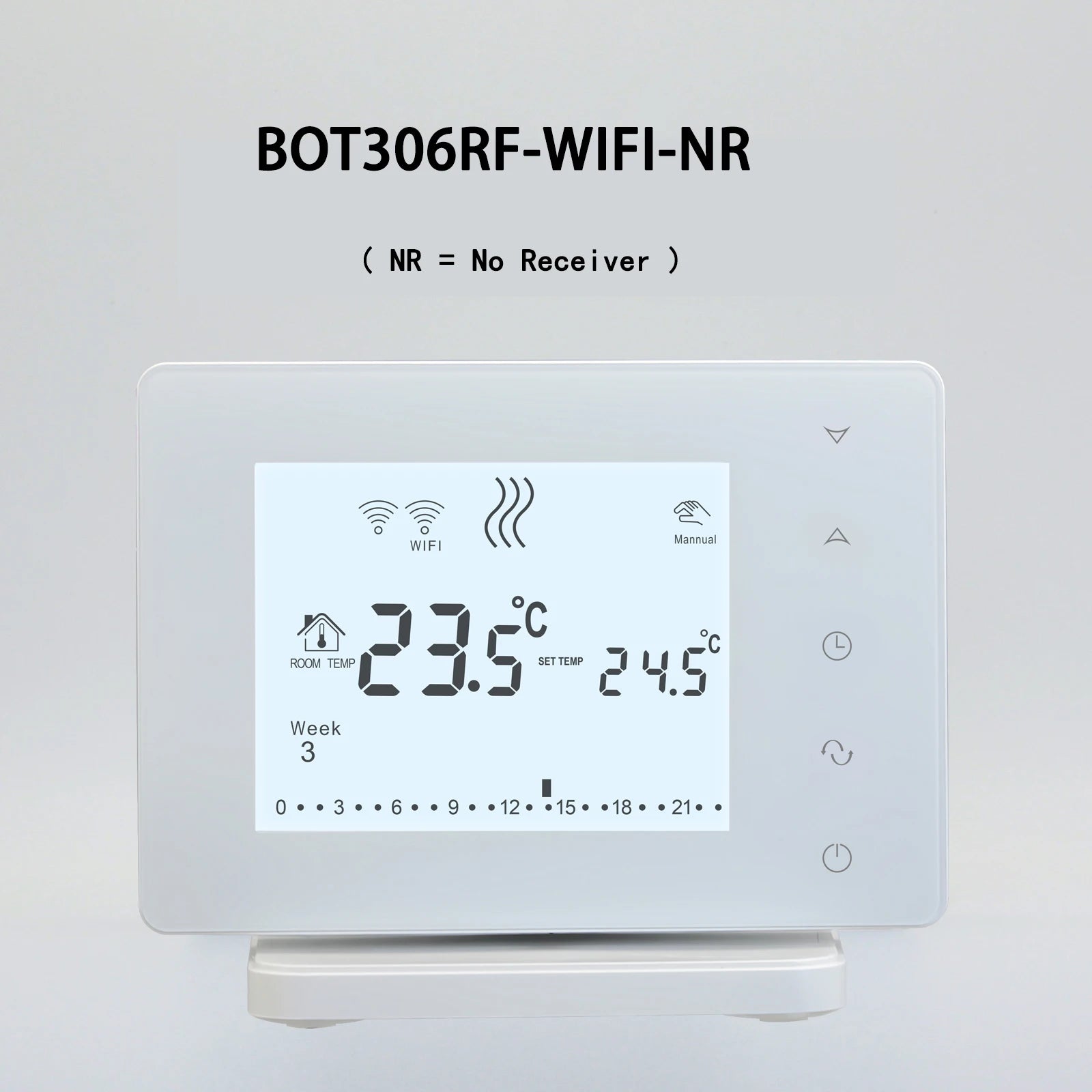 Beok Wireless Zone Thermostat Controller for Gas Boiler Water Floor Heating System 8 Sub-chamber and Actuators BOT306 Series
