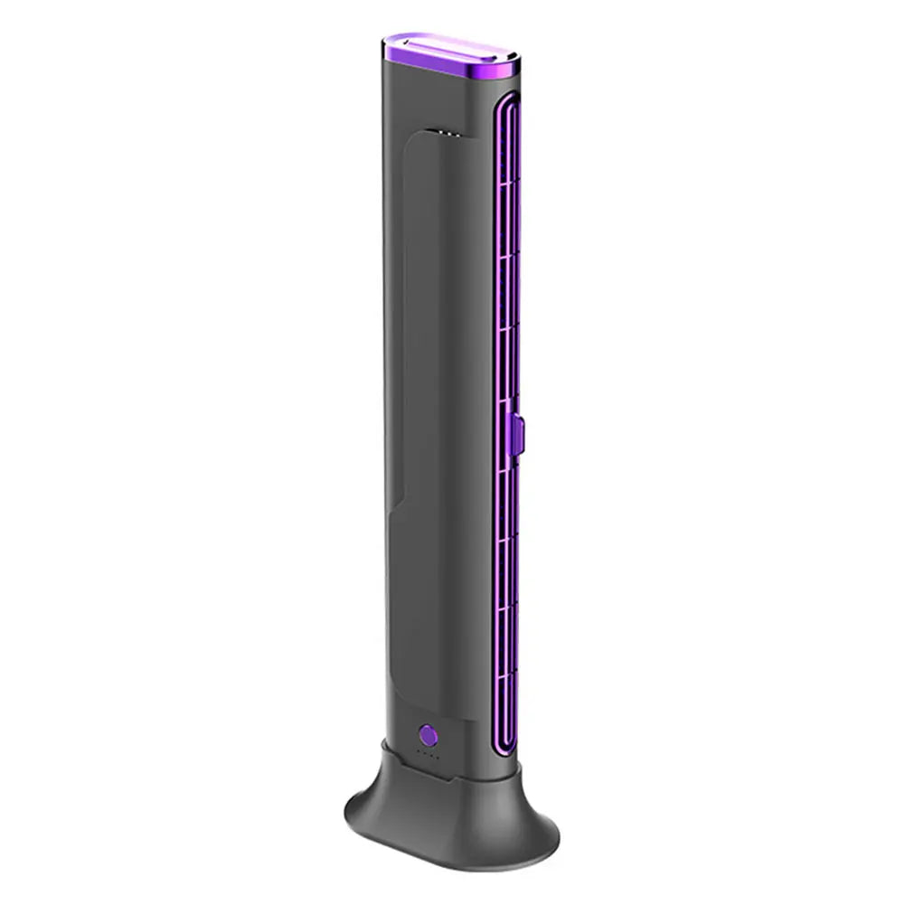 Bladeless Fan Adjustable Vents Air Condition Fan 3 Speed Quiet Desktop