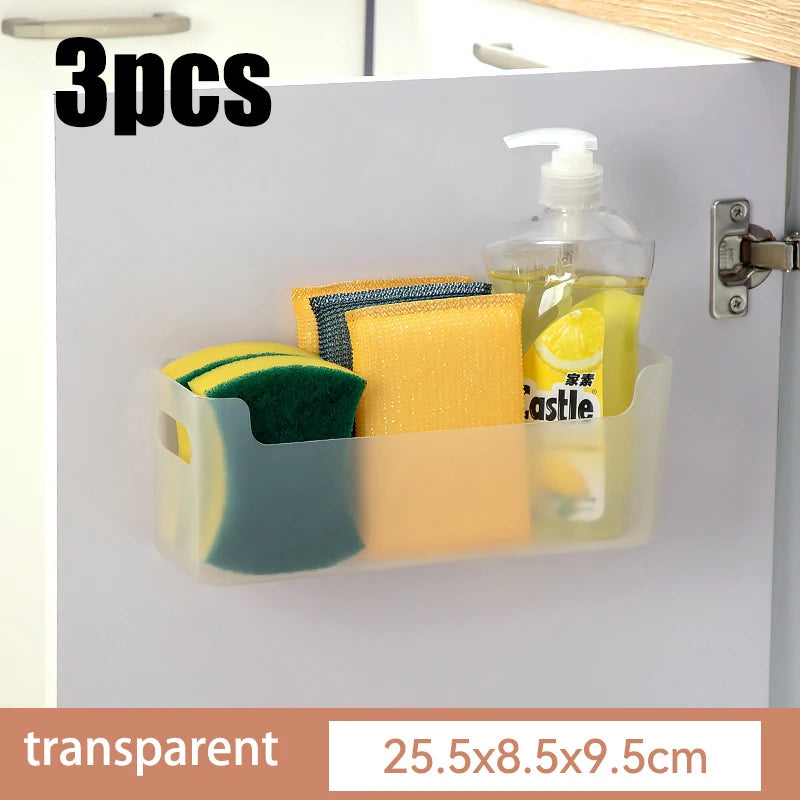 Kitchen Supplies Non Perforated Cling Film Rack Inside Cabinet Wall Rack Dish Drying Rack Cabinet Door Organiser For Kitchen
