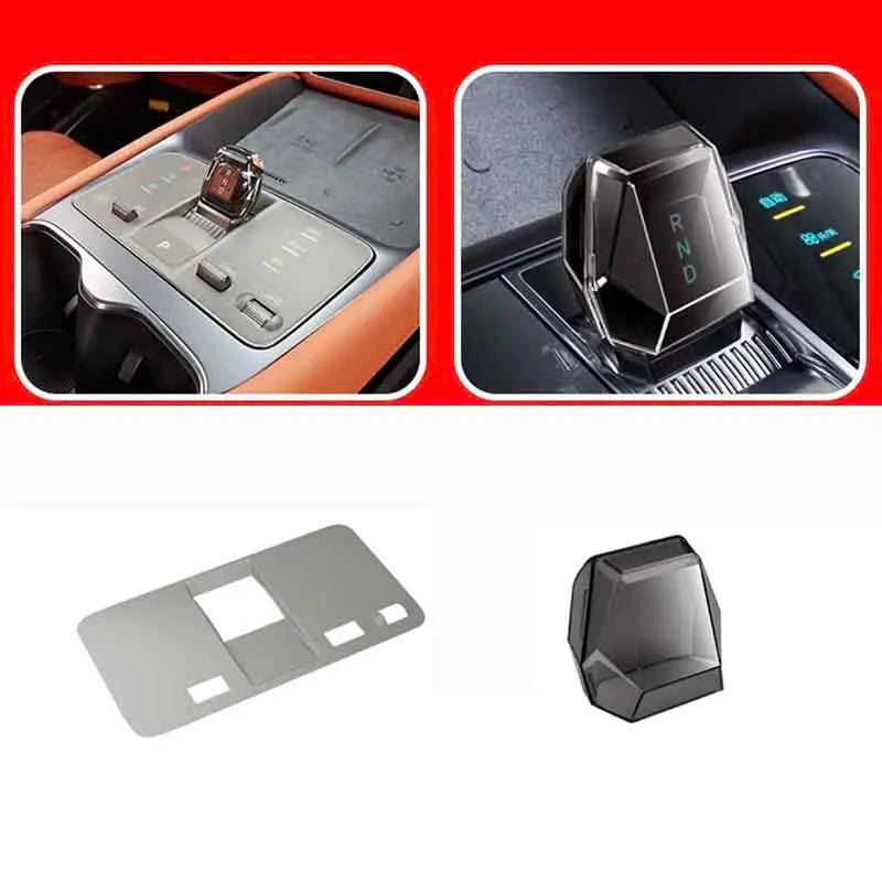 For BYD Sealion 7 Sea Lion 07 EV 2024 2025 Central Control Gear Shift Button Protection Cover Protection Pad Accessories LHD